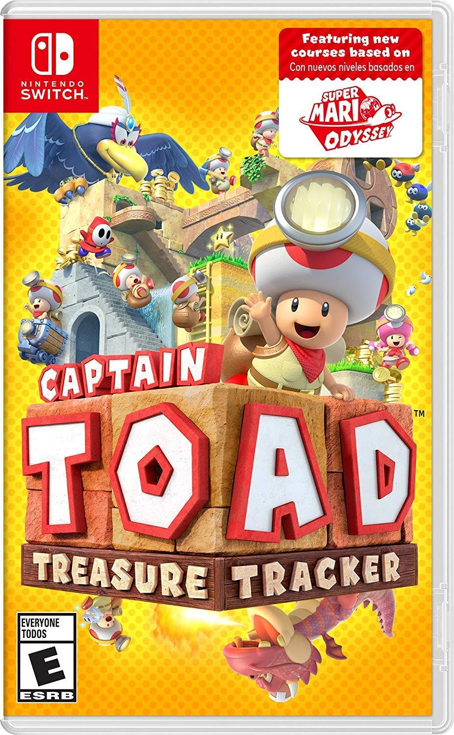 Captain Toad: Treasure Tracker Nintendo Switch artwork.