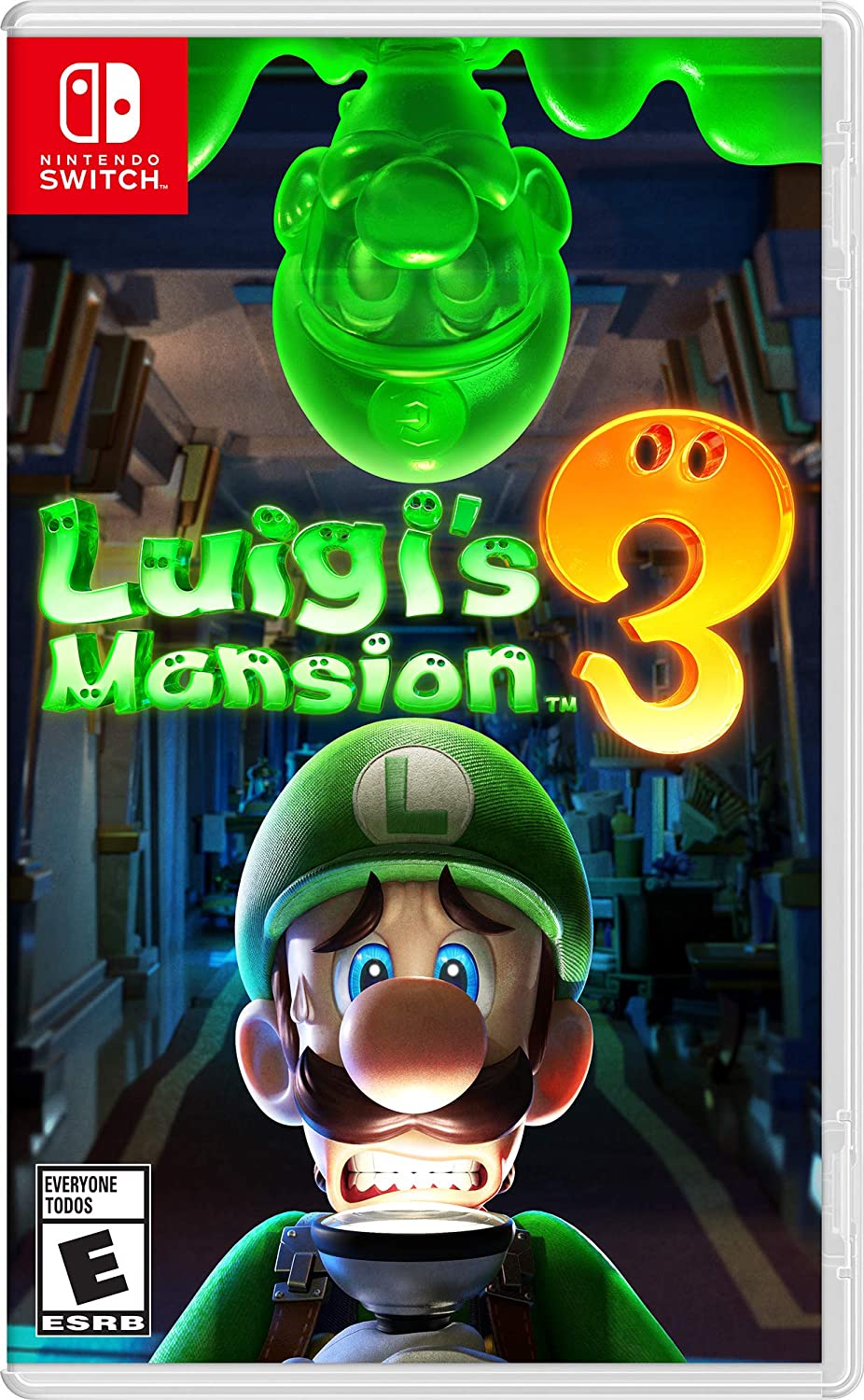 Luigi's Mansion 3 Nintendo Switch game artwork.