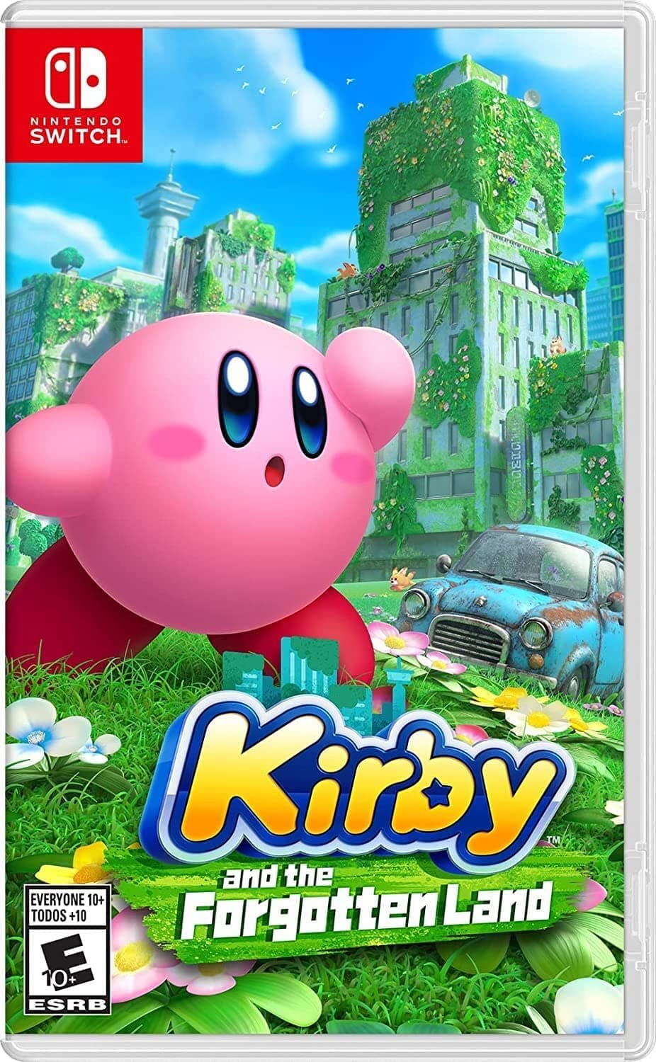 Kirby and the Forgotten Land artwork Nintendo Switch.