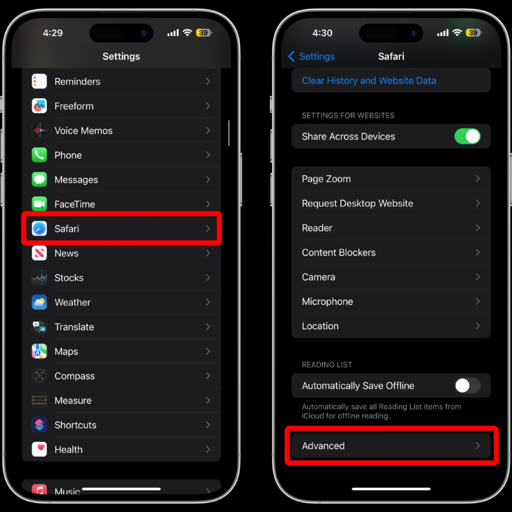 iOS 17 privacy and security feature that removes trackers from URLs in Safari on iPhone 15